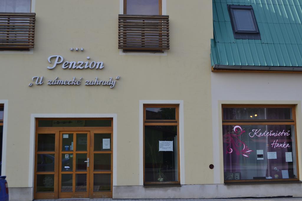 Lipník nad Bečou Penzion U Zamecke Zahrady מראה חיצוני תמונה